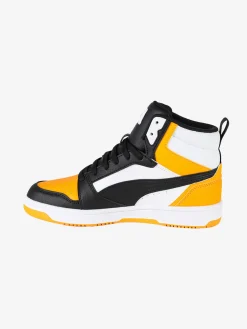 Puma Rebound v6 Mid sneakers alte da ragazzi bicolore