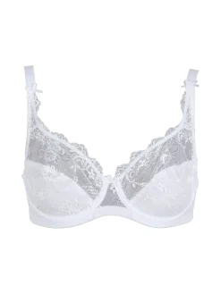 Pura LISA Reggiseno sfoderato in pizzo coppa C con ferretto