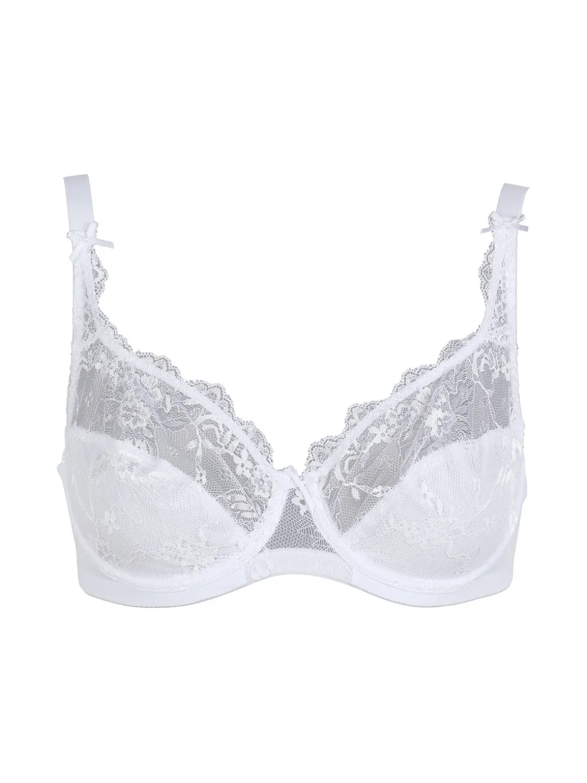 Pura LISA Reggiseno sfoderato in pizzo coppa C con ferretto