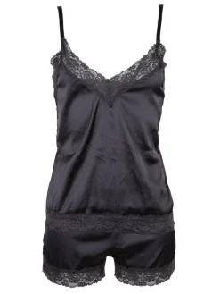 Pura Luxury P0588C Top+culotte con pizzo
