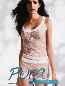 Pura Luxury P0610C Top intimo pizzo + culotte