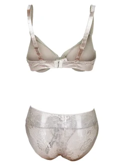 Pura P0675C Bralette + panty in pizzo