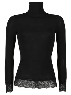 Pura P0648C Dolcevita a manica lunga in cashmere