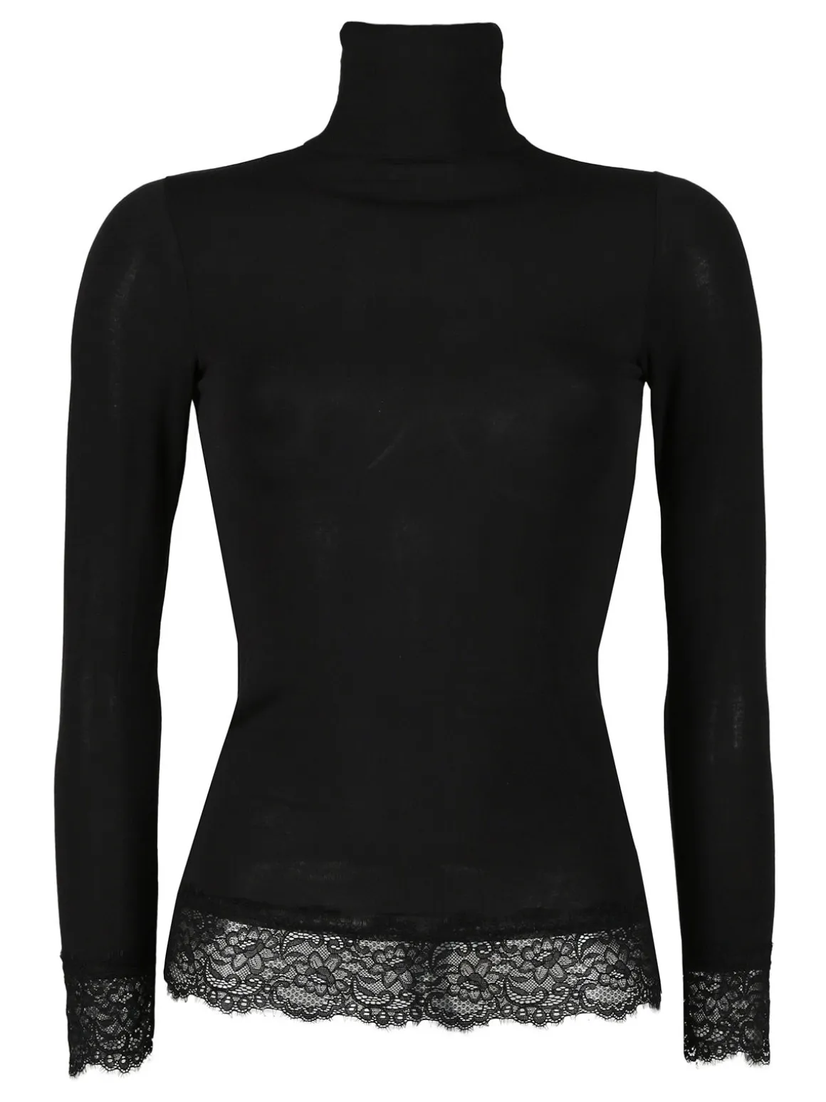 Pura P0648C Dolcevita a manica lunga in cashmere