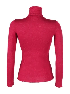 Pura P0725M Dolcevita da donna a maniche lunghe in lurex