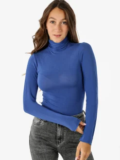 Pura P0714M Dolcevita donna in cashmere a manica lunga