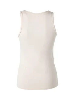 Pura P0718M Top donna in bamboo a spalla larga - sabbia