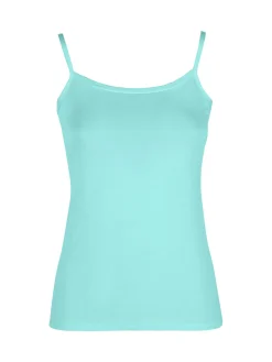 Pura P0717M Top donna in bamboo con spalline sottili