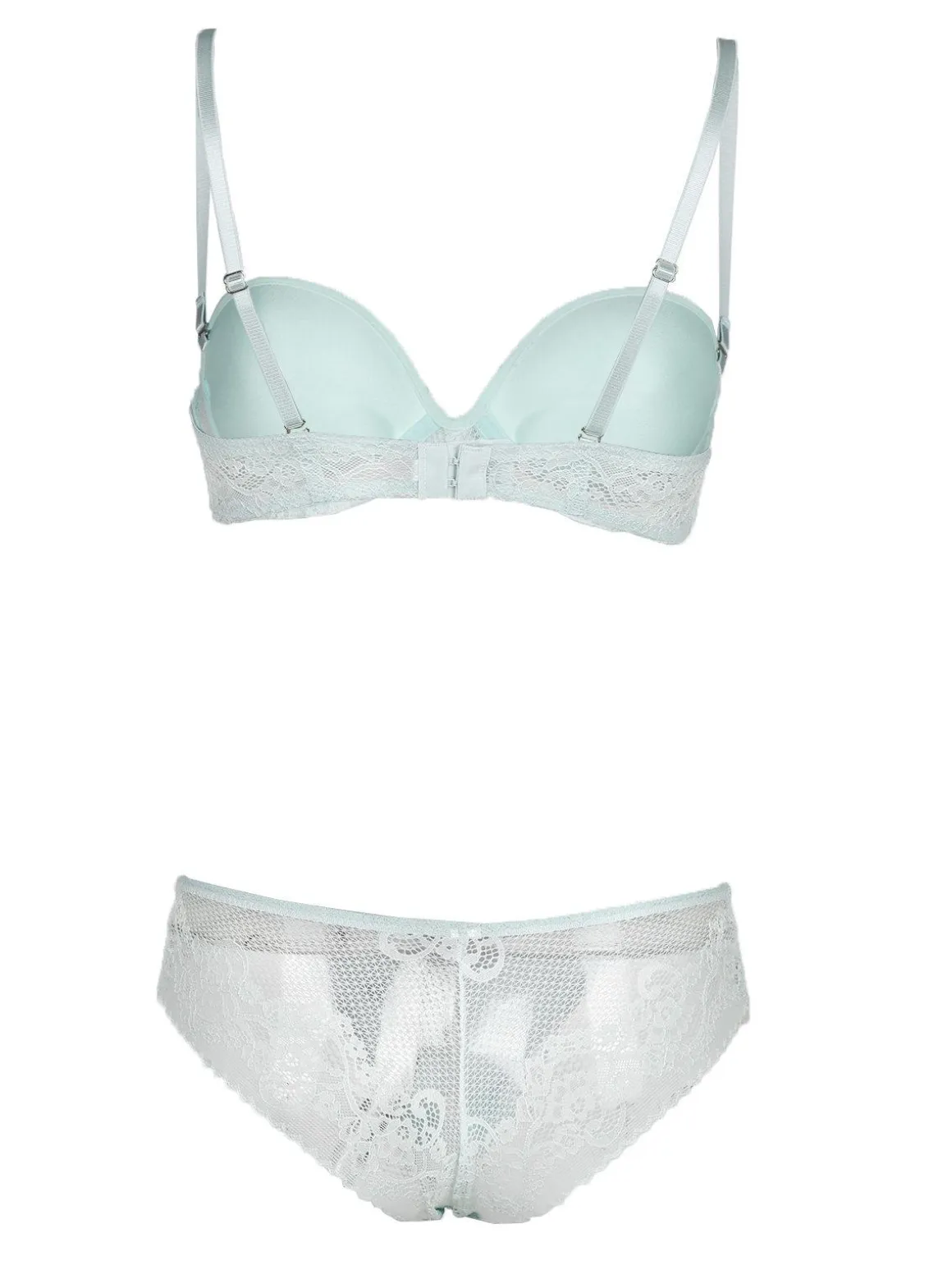 Pura Reggiseno graduato + slip con pizzo