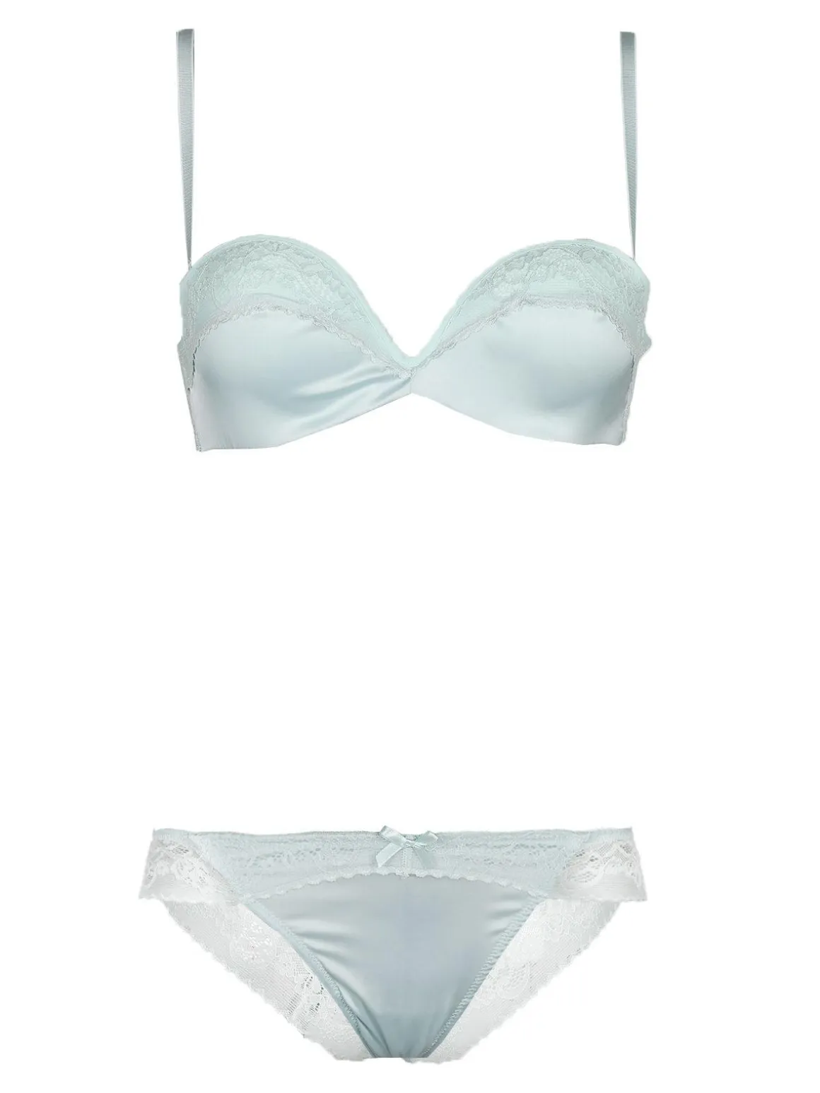 Pura Reggiseno graduato + slip con pizzo