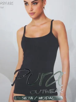 Pura Top donna misto seta
