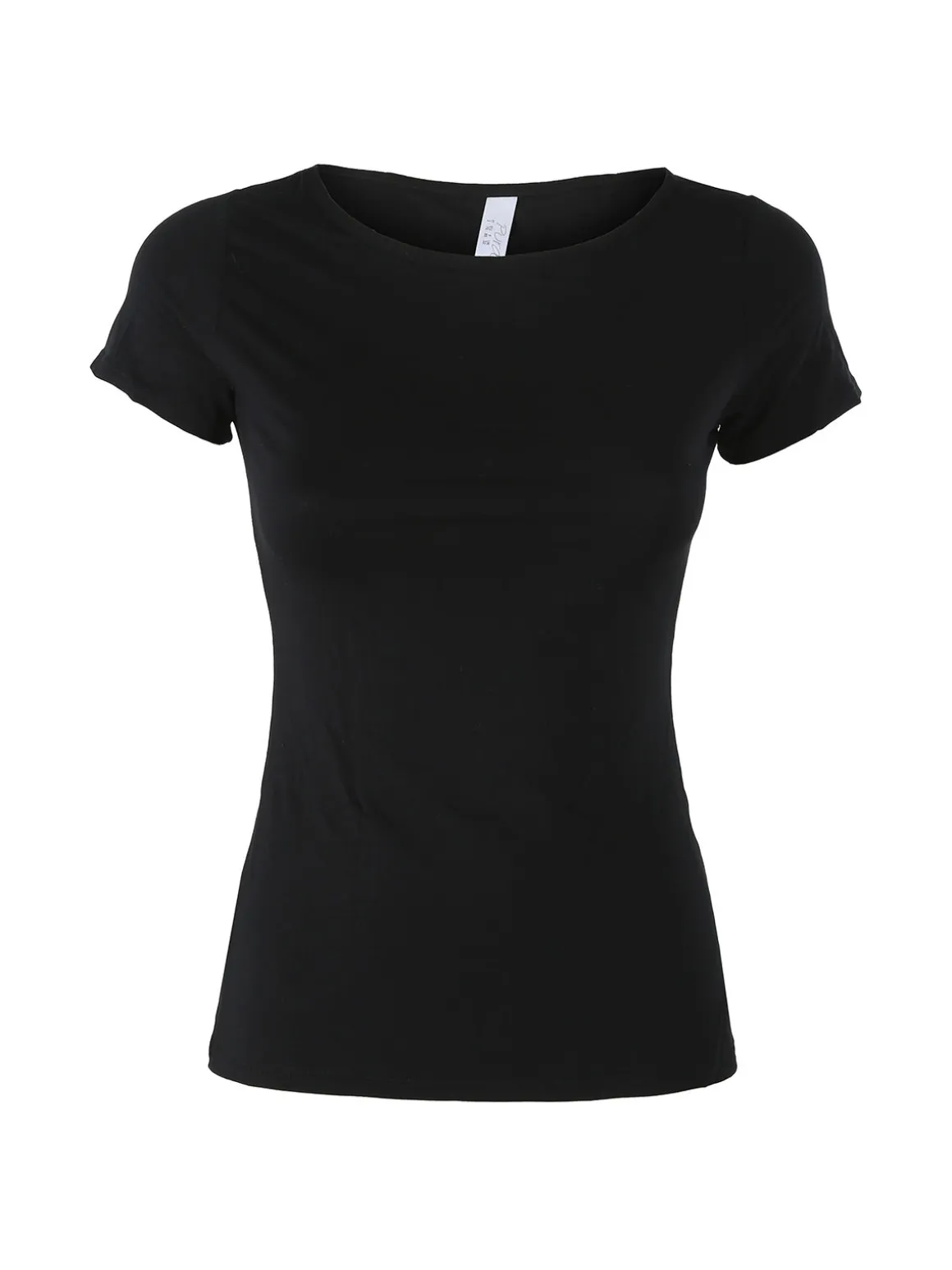 Pura T-shirt intima da donna in bamboo - nero