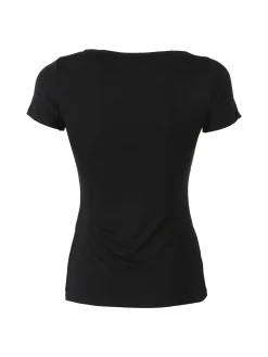 Pura T-shirt intima da donna in bamboo - nero