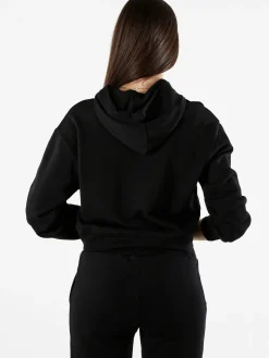 Pyrex Felpa da donna con cappuccio e logo - nero