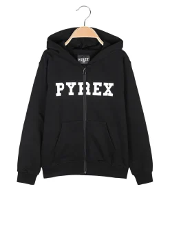 Pyrex Felpa da ragazzo con cappuccio e zip