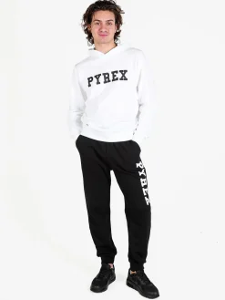 Pyrex Felpa da uomo con cappuccio in cotone con logo