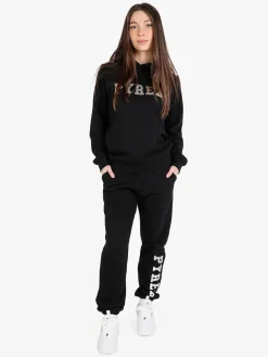 Pyrex Felpa donna in cotone con cappuccio e stampa logo