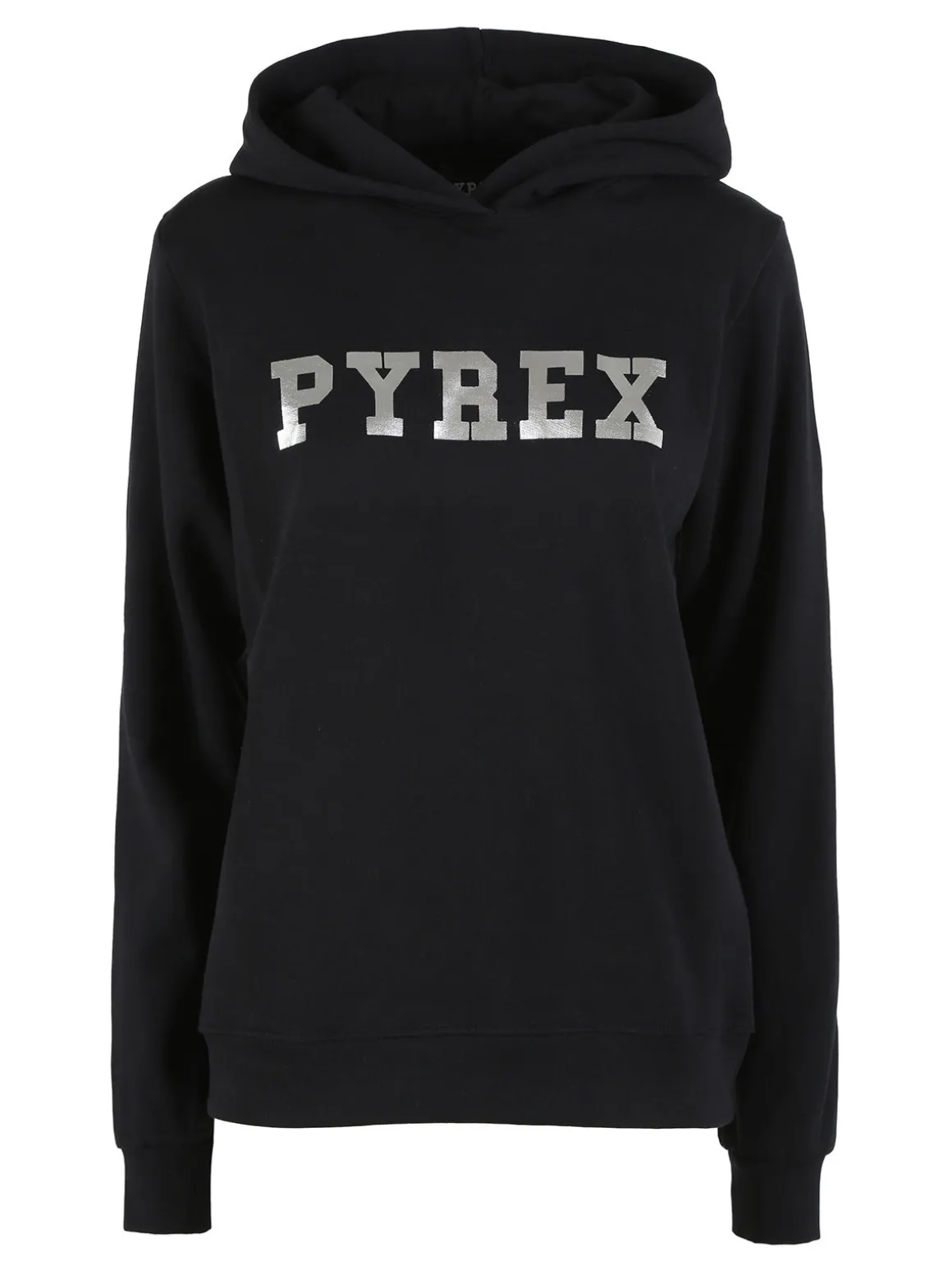 Pyrex Felpa donna invernale con cappuccio - nero