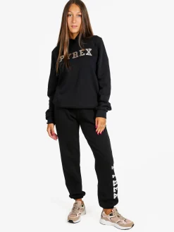 Pyrex Felpa donna invernale con cappuccio - nero