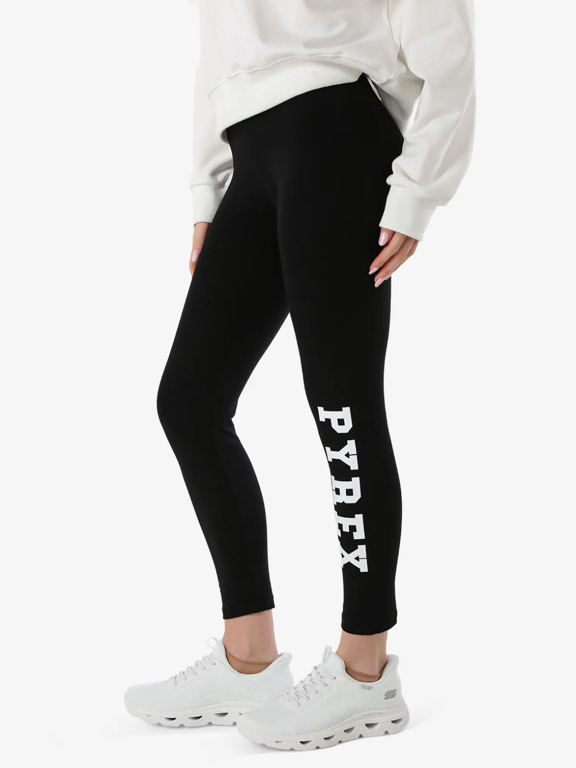 Pyrex Leggings sportivi da donna con logo- nero