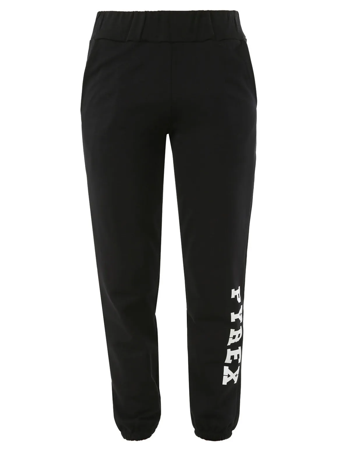 Pyrex Pantaloni sportivi da donna con logo in cotone - nero