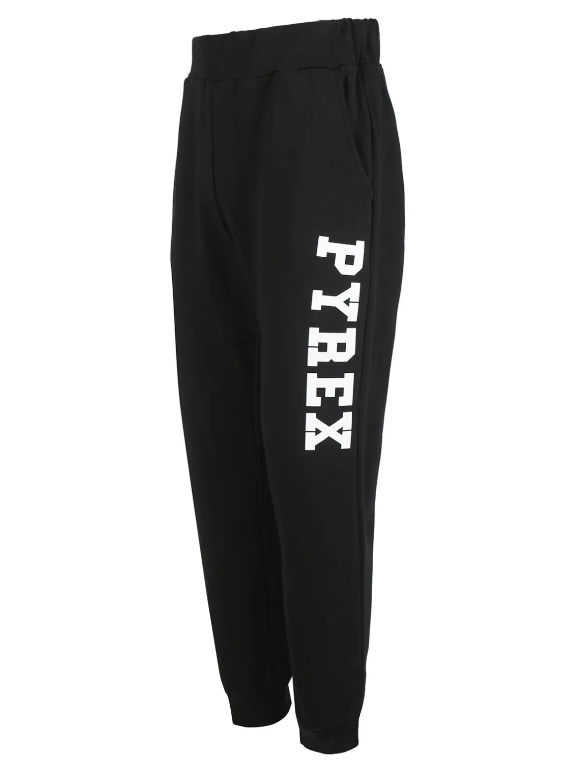 Pyrex Pantaloni sportivi da uomo in felpa con polsini