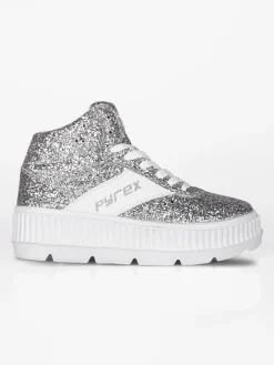 Pyrex PY030115 Sneakers donna alta glitter