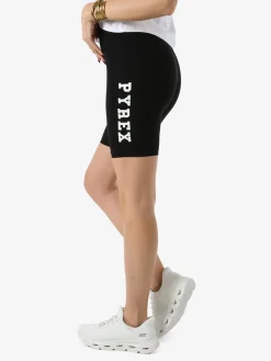 Pyrex Shorts sportivi da donna con logo - nero
