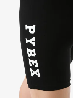 Pyrex Shorts sportivi da donna con logo - nero