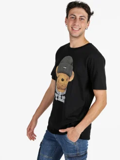Pyrex T-shirt da uomo in cotone - nero