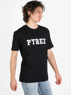 Pyrex T-shirt da uomo in cotone con logo