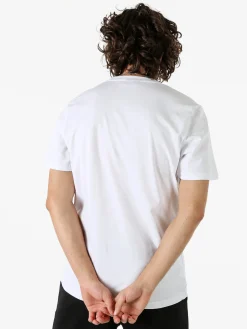 Pyrex T-shirt da uomo in cotone con logo - bianco