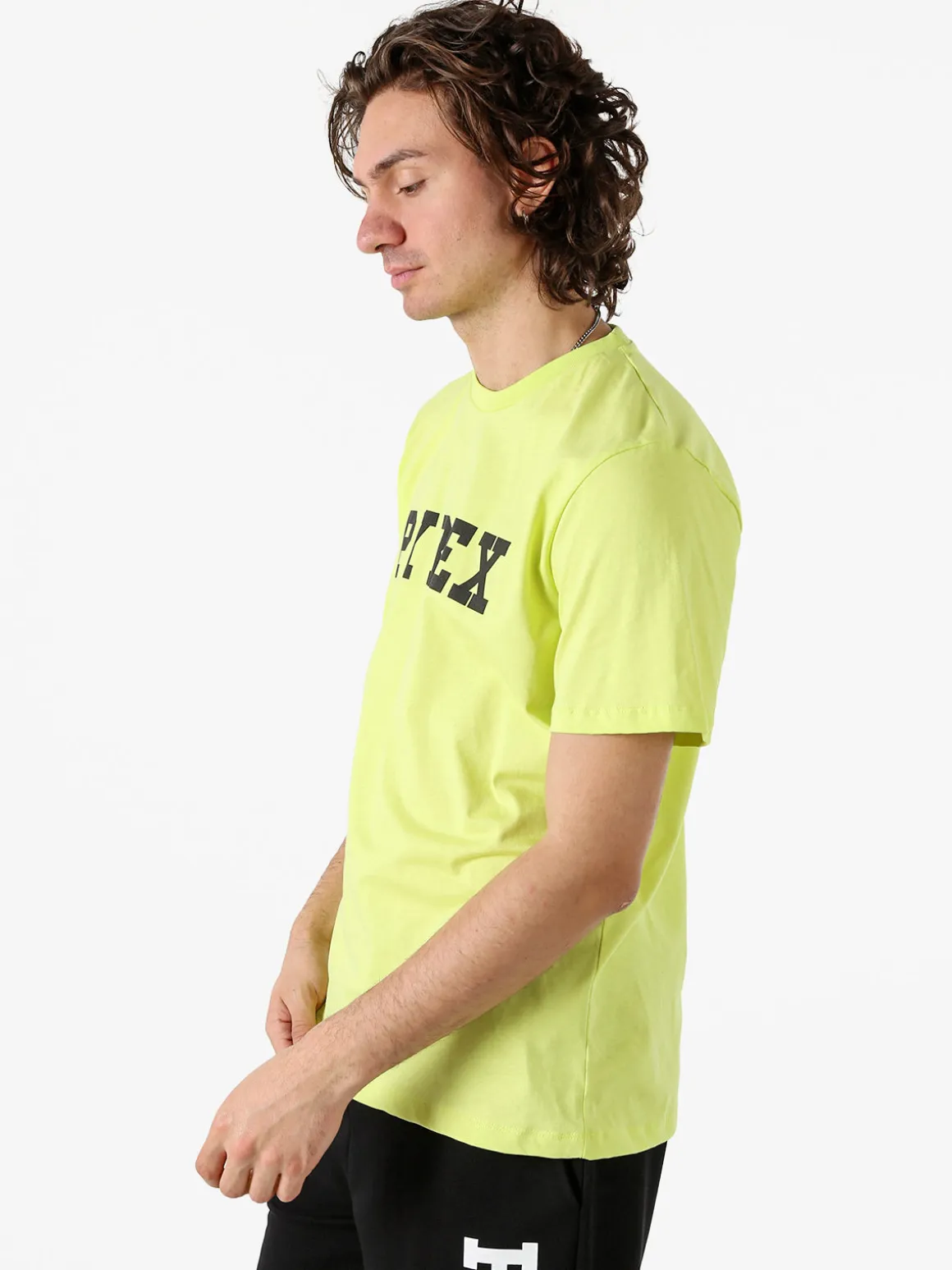 Pyrex T-shirt da uomo in cotone con logo - mela