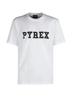 Pyrex T-shirt da uomo in cotone con logo