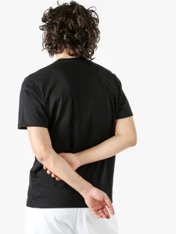 Pyrex T-shirt da uomo in cotone con logo - nero