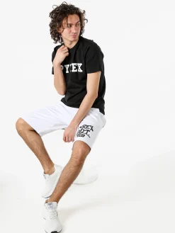 Pyrex T-shirt da uomo in cotone con logo - nero