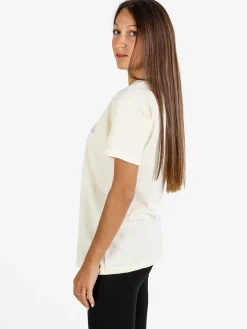 Pyrex T-shirt donna in cotone con logo - panna