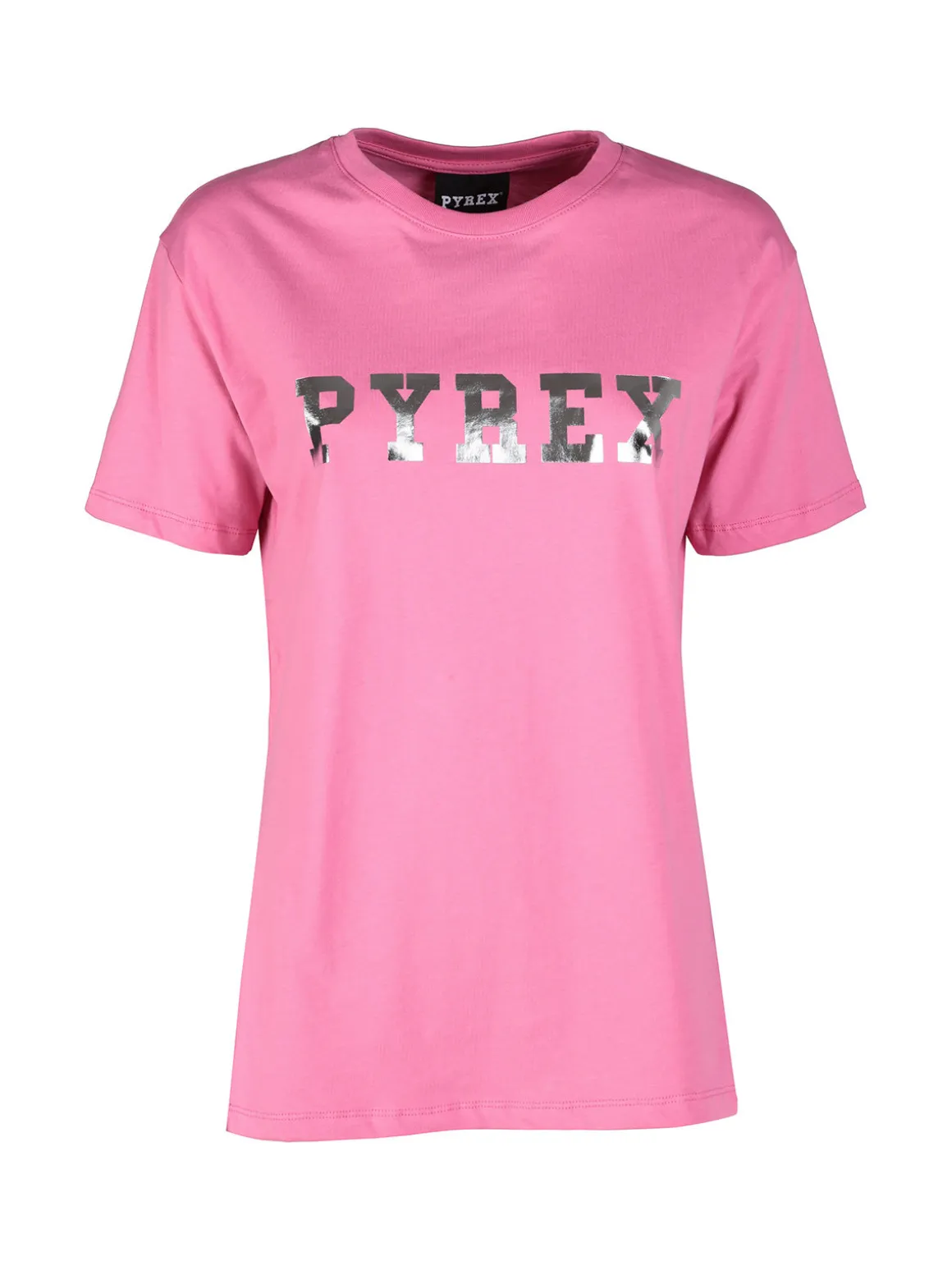 Pyrex T-shirt donna in cotone con logo