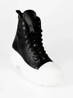 Queen Helena Genny Sneakers alte in pelle donna