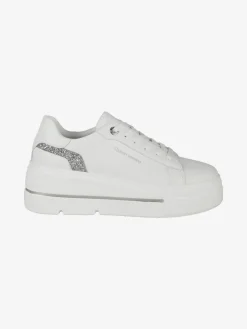 Queen Helena Sneakers donna con platform e glitter