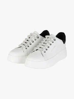 Queen Helena Sneakers donna con lacci elastici e platform
