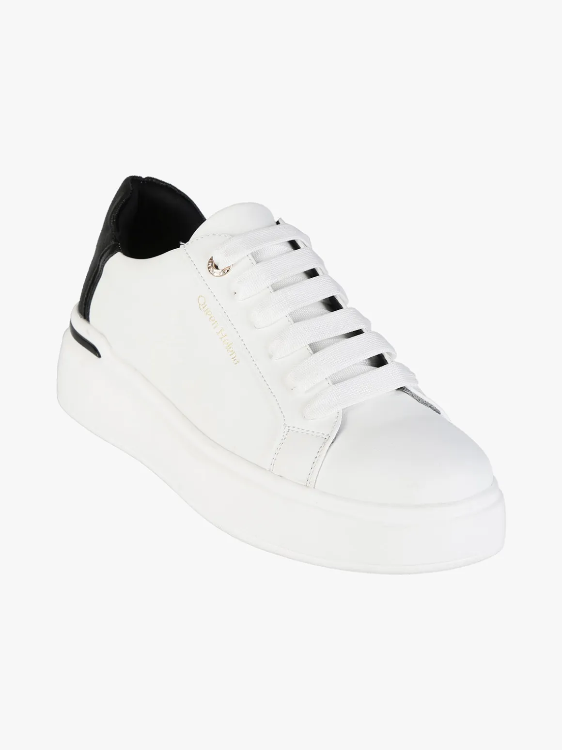 Queen Helena Sneakers donna stringate con suola alta