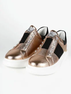 Queen Helena Sneakers donna slip on con strass