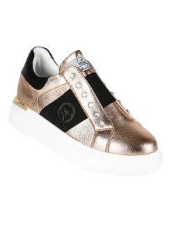 Queen Helena Sneakers donna slip on con strass