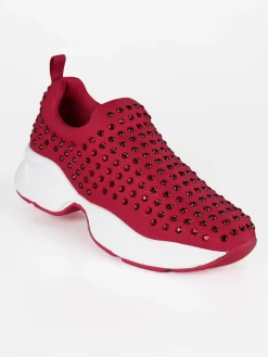 Queen Helena Sneakers slip on con borchie