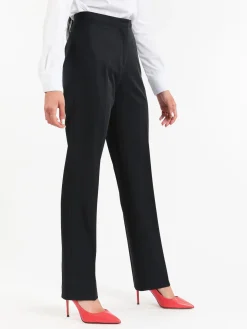 Radaus Pantaloni classici da donna a gamba dritta - blu scuro