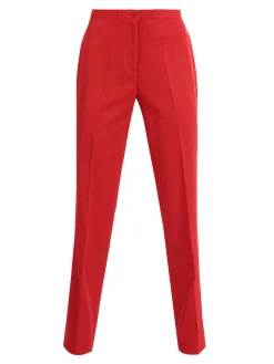 Radaus Pantaloni classici da donna a gamba dritta - rosso