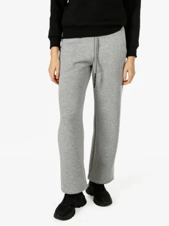 Raggi Lunari Pantaloni da donna in felpa a gamba larga con coulisse - grigio