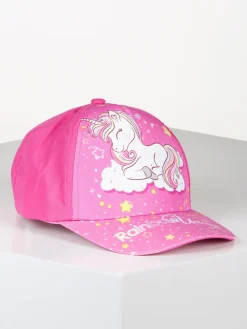 Rainbow Cappello unicorni da bambina con visiera