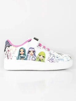 Rainbow Sneakers da bambina con strappo
